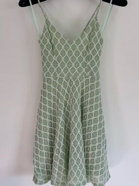 Kimchi Blue Sage Green Lace Dress